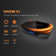 2020 VONTAR X3 4GB 128GB 8K TV BOX Android 9 Smart Android TVBOX 9.0 Amlogic S905X3 Wifi 1080P 4K décodeur 4GB 64GB 32GB