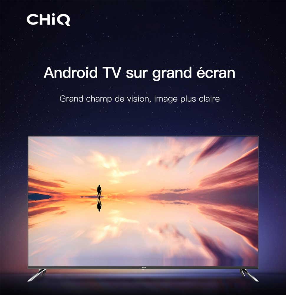 CHiQ L32H7A, 32 Pouces(80cm), Android 9.0, Smart TV, HD, WiFi, Bluetooth,Google Assistant, Netflix, Prime Video,2 HDMI, USB CHiQ L32H7A, 32 Pouces(80cm), Android 9.0, Smart TV, HD, WiFi, Bluetooth,Google Assistant, Netflix, Prime Video,2 HDMI, USB