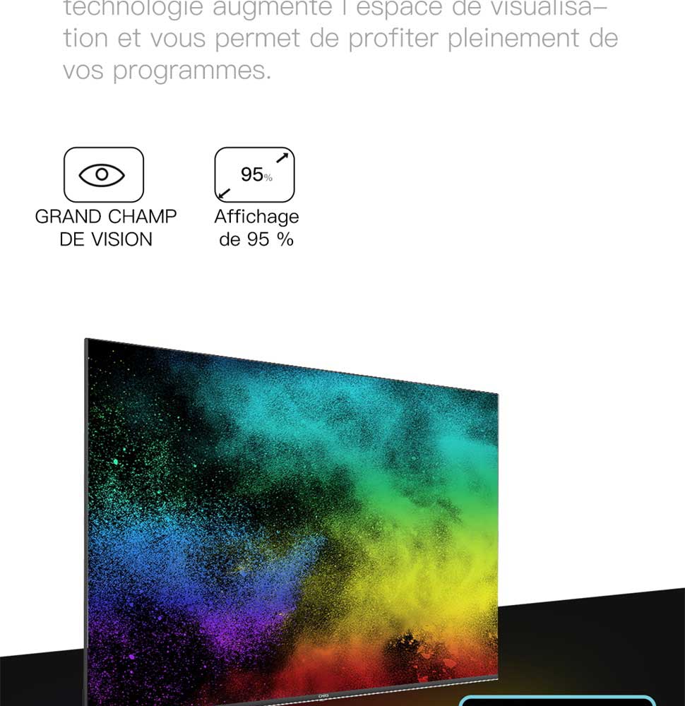 CHiQ L32H7A, 32 Pouces(80cm), Android 9.0, Smart TV, HD, WiFi, Bluetooth,Google Assistant, Netflix, Prime Video,2 HDMI, USB CHiQ L32H7A, 32 Pouces(80cm), Android 9.0, Smart TV, HD, WiFi, Bluetooth,Google Assistant, Netflix, Prime Video,2 HDMI, USB