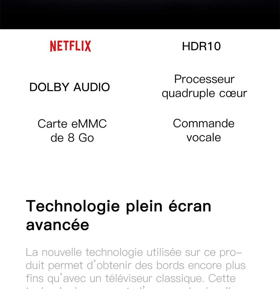 CHiQ L32H7A, 32 Pouces(80cm), Android 9.0, Smart TV, HD, WiFi, Bluetooth,Google Assistant, Netflix, Prime Video,2 HDMI, USB CHiQ L32H7A, 32 Pouces(80cm), Android 9.0, Smart TV, HD, WiFi, Bluetooth,Google Assistant, Netflix, Prime Video,2 HDMI, USB