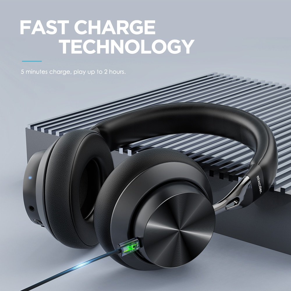 Mixcder E10 casque sans fil AptX faible latence avec Micro USB bluetooth 5.0 ANC basses profondes jeu de musique sur l'oreille casque Mixcder E10 casque sans fil AptX faible latence avec Micro USB bluetooth 5.0 ANC basses profondes jeu de musique sur l'oreille casque