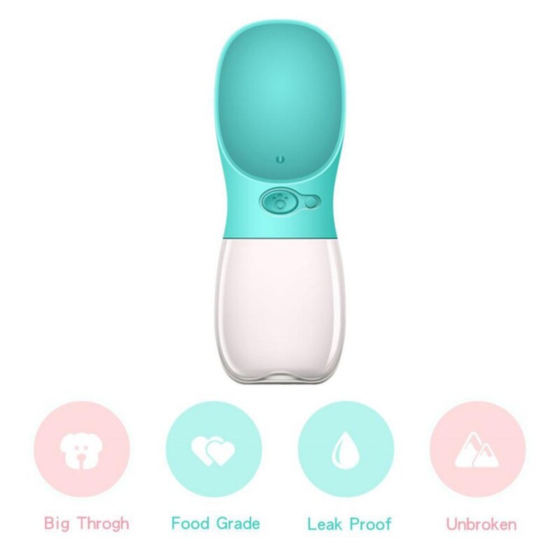 Bouteille d'eau Portable pour animaux de compagnie, bouteille pour chiens et chats, coupe d'eau facile à transporter, pour les voyages en plein air ou en plein air Bouteille d'eau Portable pour animaux de compagnie, bouteille pour chiens et chats, coupe d'eau facile à transporter, pour les voyages en plein air ou en plein air