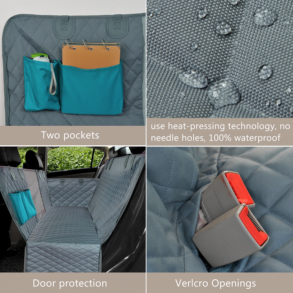 Prodigen chien housse de siège de voiture imperméable Transport pour animaux de compagnie chien transporteur voiture banquette arrière tapis de protection voiture hamac pour petits grands chiens Prodigen chien housse de siège de voiture imperméable Transport pour animaux de compagnie chien transporteur voiture banquette arrière tapis de protection voiture hamac pour petits grands chiens