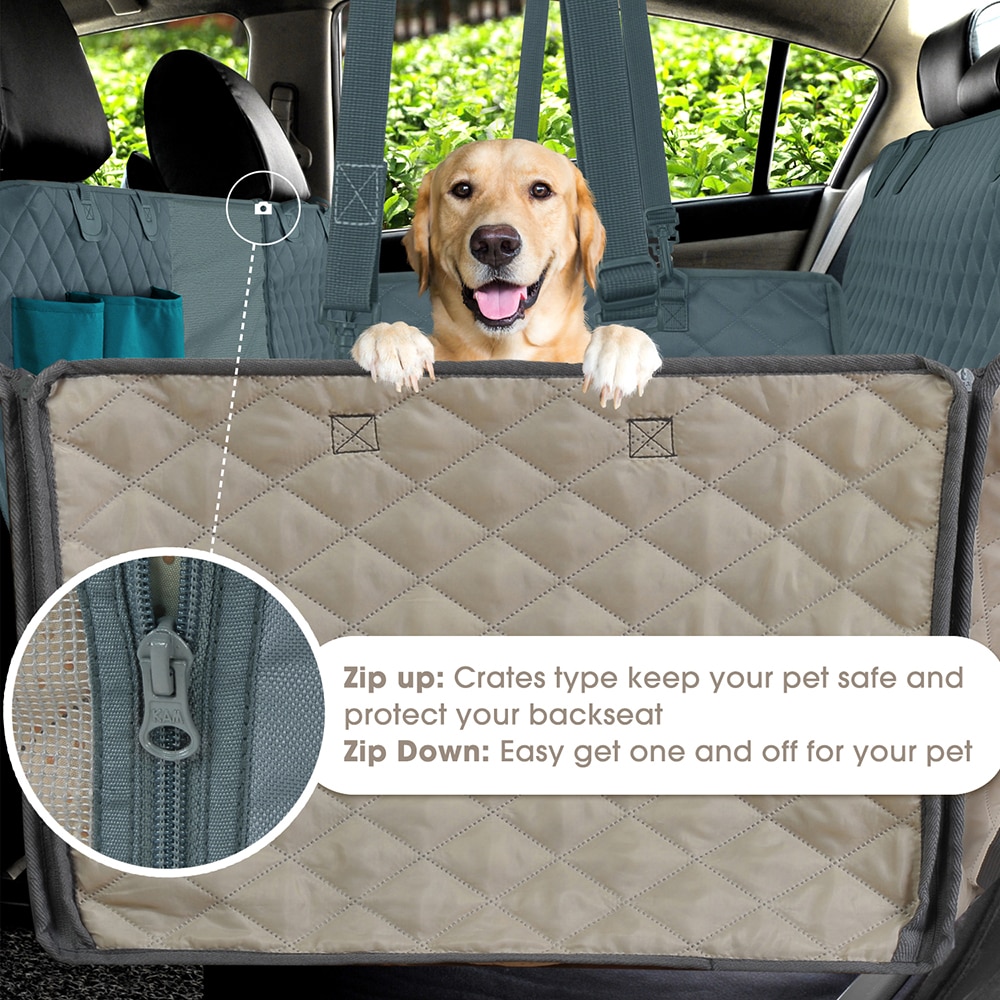 Prodigen chien housse de siège de voiture imperméable Transport pour animaux de compagnie chien transporteur voiture banquette arrière tapis de protection voiture hamac pour petits grands chiens Prodigen chien housse de siège de voiture imperméable Transport pour animaux de compagnie chien transporteur voiture banquette arrière tapis de protection voiture hamac pour petits grands chiens