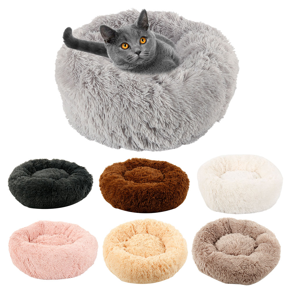 Willstar chien lit hiver chaud longue en peluche lits de couchage solide couleur doux animaux de compagnie chiens chat tapis coussin livraison directe Willstar chien lit hiver chaud longue en peluche lits de couchage solide couleur doux animaux de compagnie chiens chat tapis coussin livraison directe