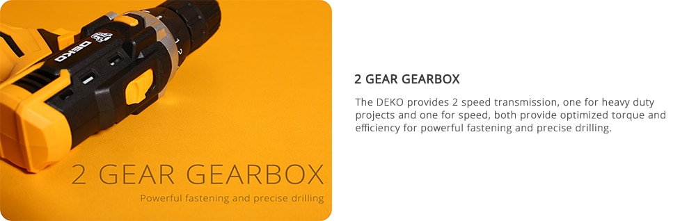 DEKO nouveau Sharker 20V perceuse visseuse sans fil tournevis Mini pilote d'alimentation sans fil batterie Lithium-Ion cc 18 + 1 réglages DEKO nouveau Sharker 20V perceuse visseuse sans fil tournevis Mini pilote d'alimentation sans fil batterie Lithium-Ion cc 18 + 1 réglages