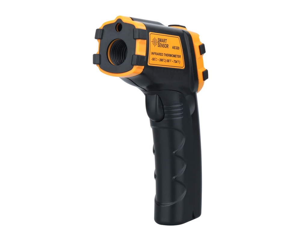 Thermomètre laser infrarouge sans contact, avec écran LCD couleur et alarme, pyromètre, hygromètre numérique