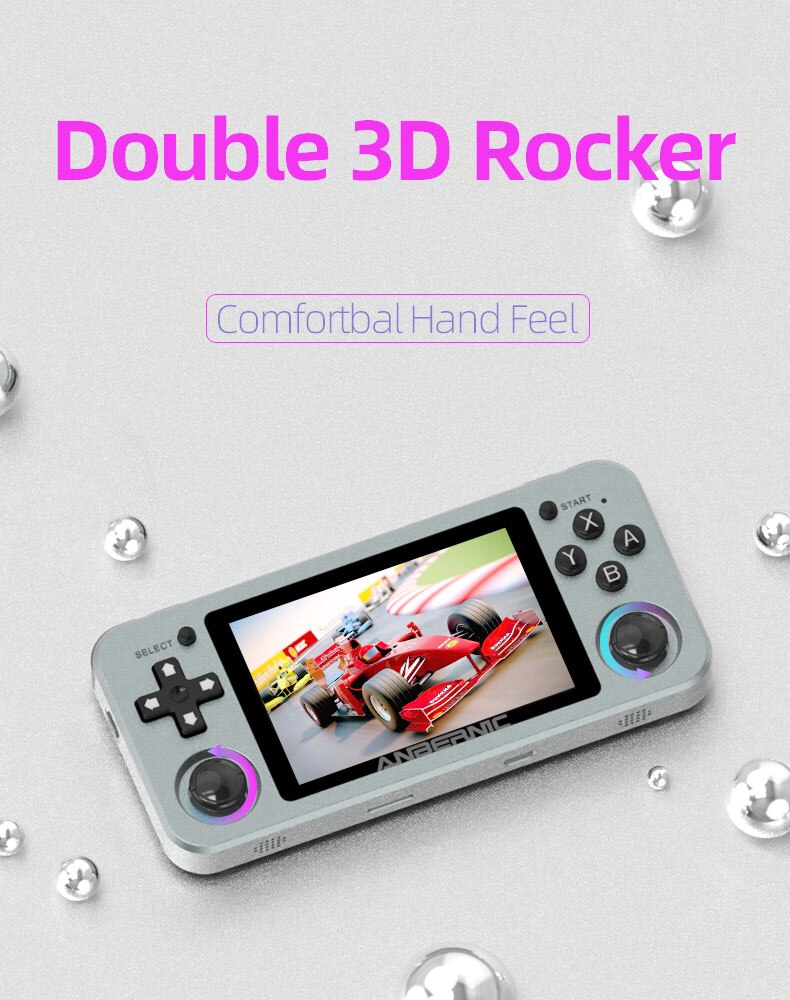 ANBERNIC RG351M RG351P rétro Console de jeu vidéo en alliage d'aluminium coque 2500 Console de jeu Portable RG351 lecteur de jeu Portable