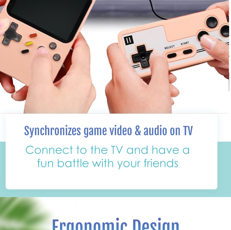Console de jeu vidéo mini lecteur de jeu portable rétro FC console portable soutien TV sortie 2020 nouveau Console de jeu vidéo mini lecteur de jeu portable rétro FC console portable soutien TV sortie 2020 nouveau