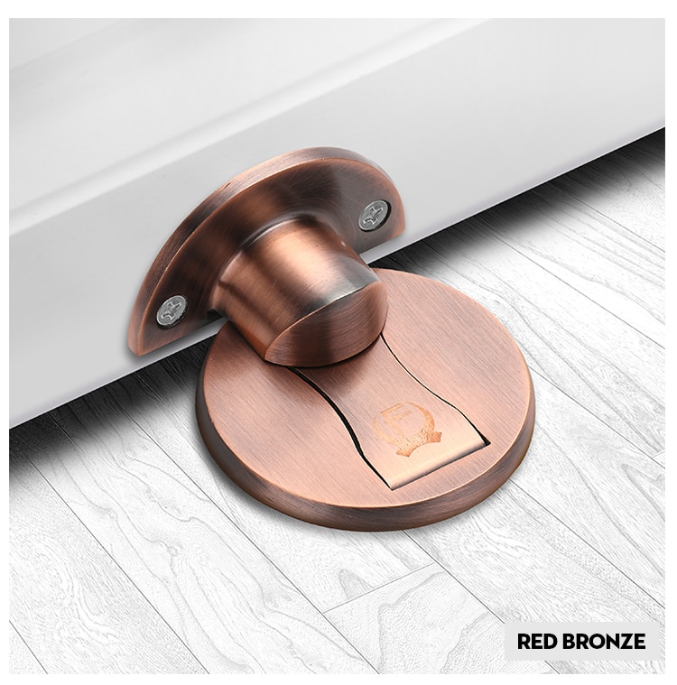 KAK butée de porte magnétique 304 en acier inoxydable bouchon de porte caché porte supports attraper plancher sans clou arrêt de porte matériel de meubles KAK butée de porte magnétique 304 en acier inoxydable bouchon de porte caché porte supports attraper plancher sans clou arrêt de porte matériel de meubles