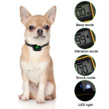 800m collier de dressage de chien collier dressage électrique pour animaux de compagnie télécommande étanche Rechargeable avec écran LCD pour tous les sons de Vibration de choc de taille