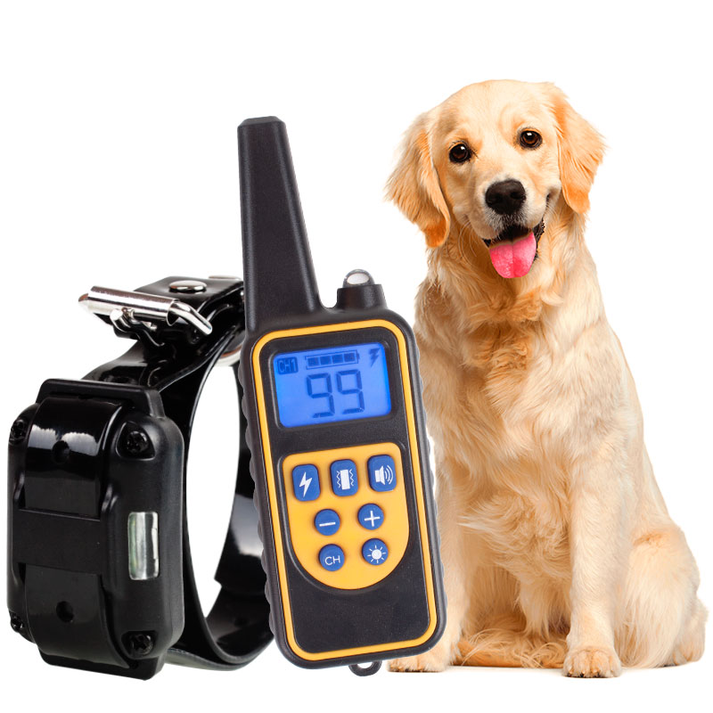 800m collier de dressage de chien collier dressage électrique pour animaux de compagnie télécommande étanche Rechargeable avec écran LCD pour tous les sons de Vibration de choc de taille 800m collier de dressage de chien collier dressage électrique pour animaux de compagnie télécommande étanche Rechargeable avec écran LCD pour tous les sons de Vibration de choc de taille