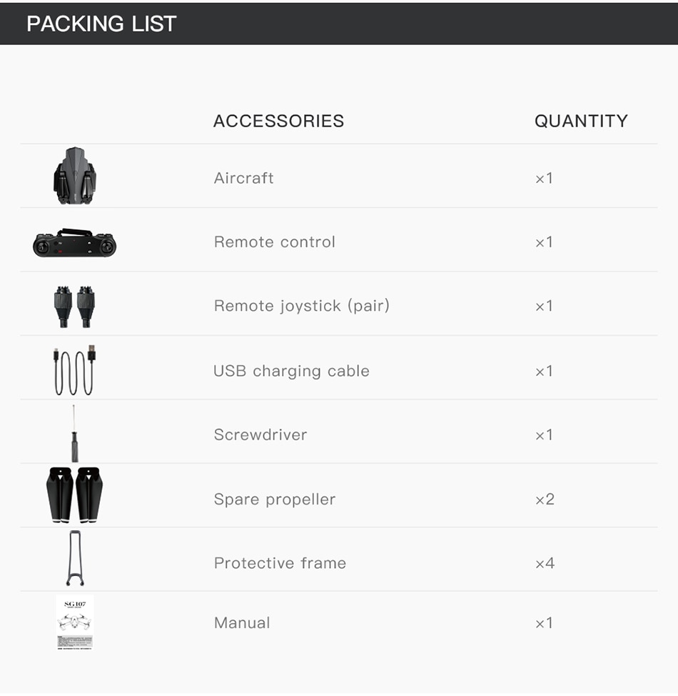 SG107 Mini Drone 4K FPV WIFI SG107 Mini Drone 4K FPV WIFI