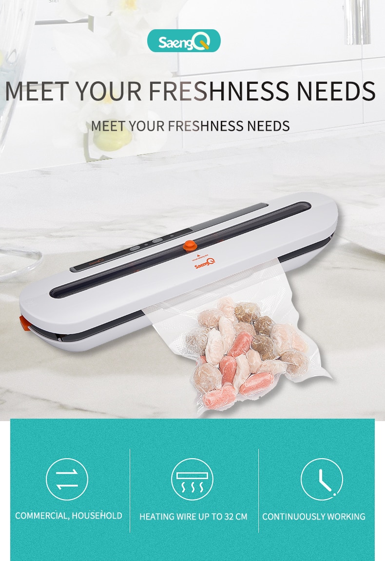 SaengQ meilleur scelleur de nourriture sous vide 220V/110V automatique Commercial ménage alimentaire scellant sous vide Machine d'emballage comprennent 10 pièces sacs SaengQ meilleur scelleur de nourriture sous vide 220V/110V automatique Commercial ménage alimentaire scellant sous vide Machine d'emballage comprennent 10 pièces sacs