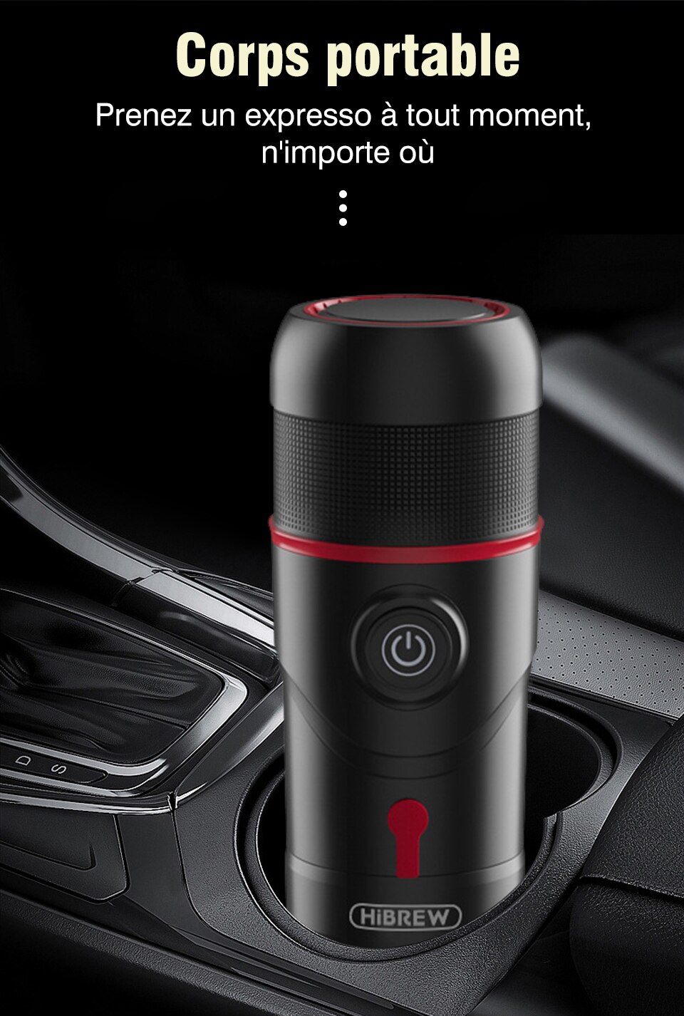 Machine à café Portable hiinfusion pour voiture DC12V Expresso cafetière Nespresso Dolcegusto Capsule Expresso machine à café en poudre H4 Machine à café Portable hiinfusion pour voiture DC12V Expresso cafetière Nespresso Dolcegusto Capsule Expresso machine à café en poudre H4