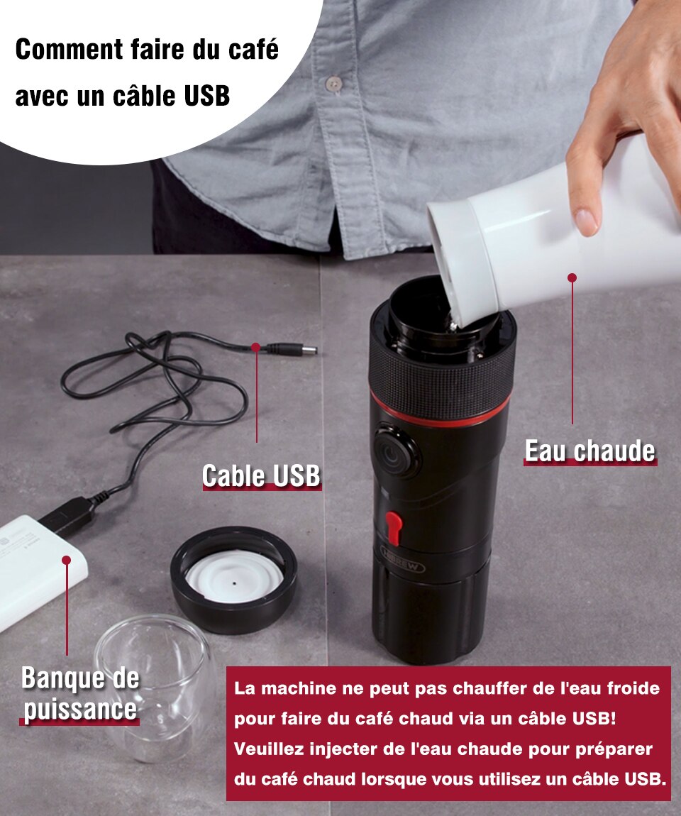 Machine à café Portable hiinfusion pour voiture DC12V Expresso cafetière Nespresso Dolcegusto Capsule Expresso machine à café en poudre H4 Machine à café Portable hiinfusion pour voiture DC12V Expresso cafetière Nespresso Dolcegusto Capsule Expresso machine à café en poudre H4