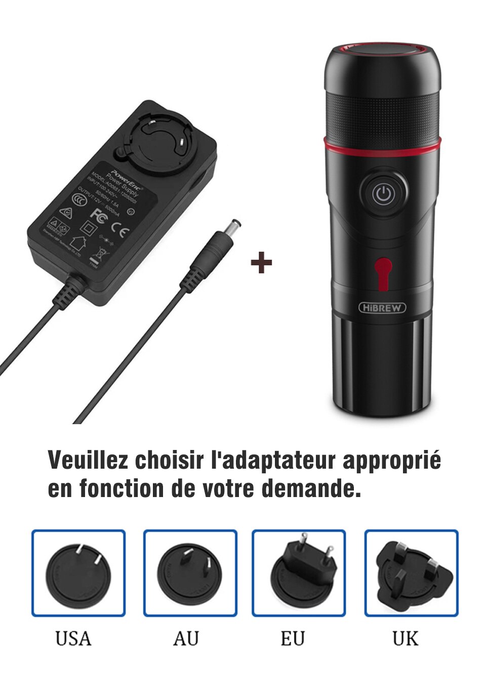Machine à café Portable hiinfusion pour voiture DC12V Expresso cafetière Nespresso Dolcegusto Capsule Expresso machine à café en poudre H4 Machine à café Portable hiinfusion pour voiture DC12V Expresso cafetière Nespresso Dolcegusto Capsule Expresso machine à café en poudre H4
