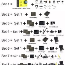 Nouveauté! Original Eken H9R / H9 Ultra HD 4K caméra d’action 30m étanche 2.0 ‘écran 1080p sport caméra aller extrême pro cam