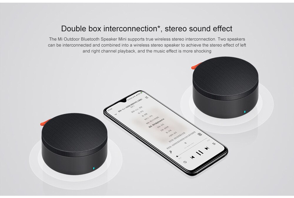 Xiaomi Mi portable bluetooth 5.0 haut-parleur étanche à la poussière étanche 10 heures d'autonomie en plein air haut-parleur sans fil Xiaomi Mi portable bluetooth 5.0 haut-parleur étanche à la poussière étanche 10 heures d'autonomie en plein air haut-parleur sans fil