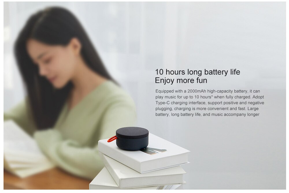 Xiaomi Mi portable bluetooth 5.0 haut-parleur étanche à la poussière étanche 10 heures d'autonomie en plein air haut-parleur sans fil Xiaomi Mi portable bluetooth 5.0 haut-parleur étanche à la poussière étanche 10 heures d'autonomie en plein air haut-parleur sans fil