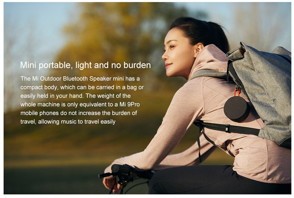 Xiaomi Mi portable bluetooth 5.0 haut-parleur étanche à la poussière étanche 10 heures d'autonomie en plein air haut-parleur sans fil