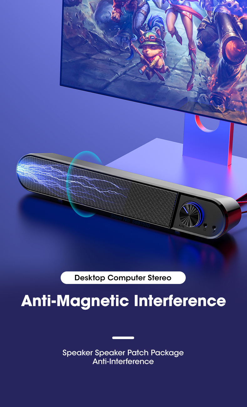 Barre de haut-parleur pour ordinateur