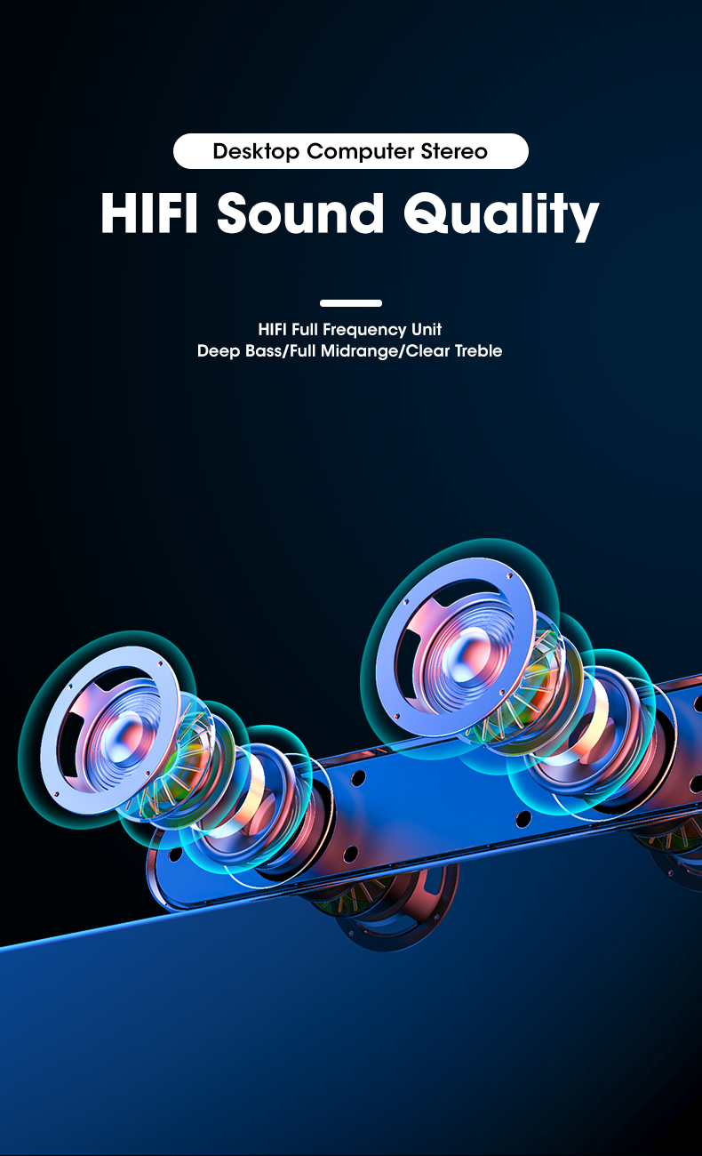 Barre de haut-parleur pour ordinateur