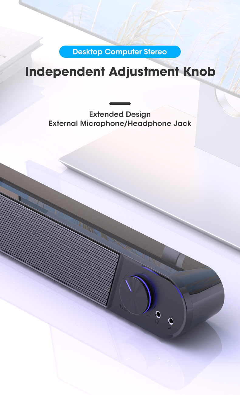 Barre de haut-parleur pour ordinateur