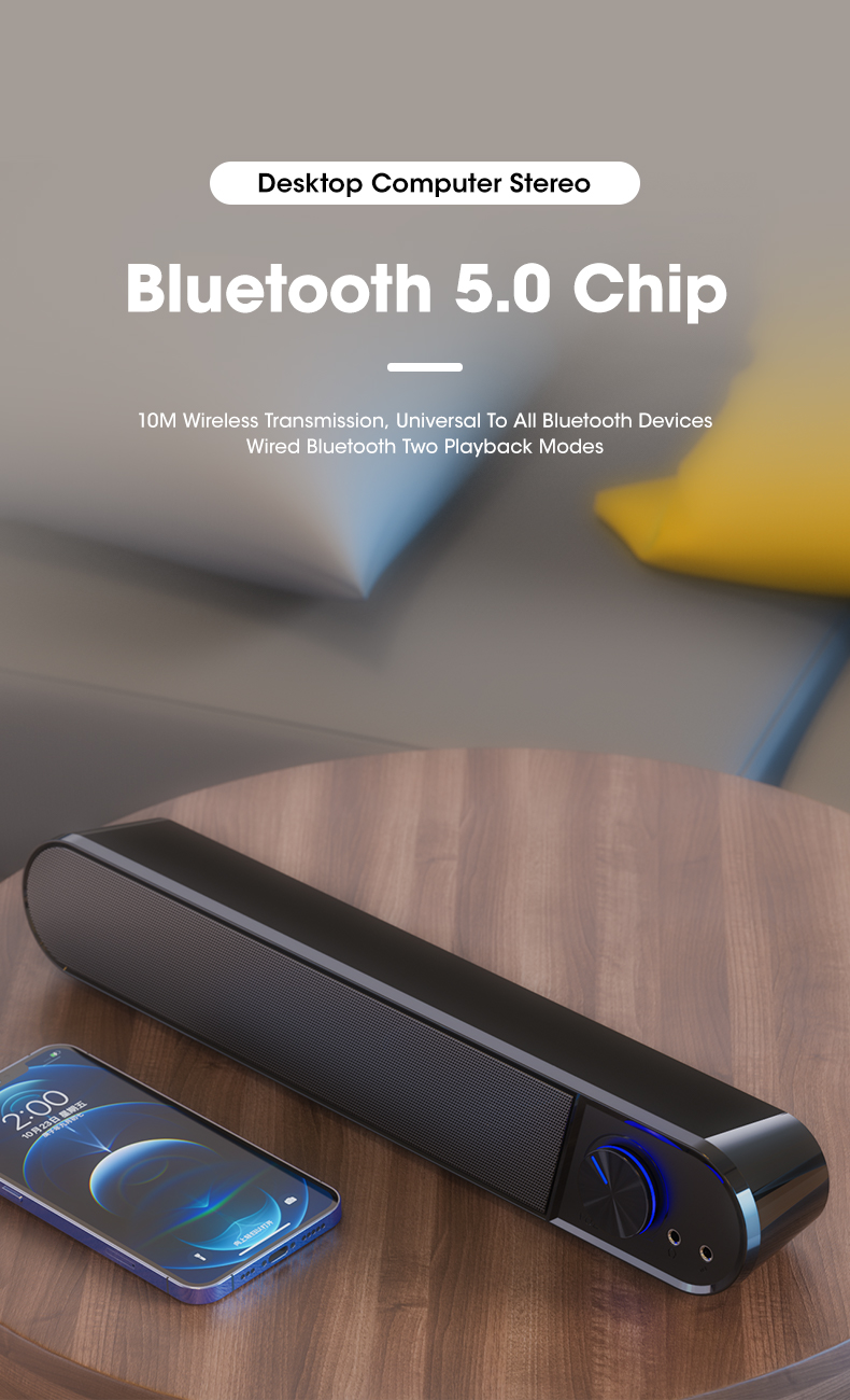 Barre de haut-parleur pour ordinateur