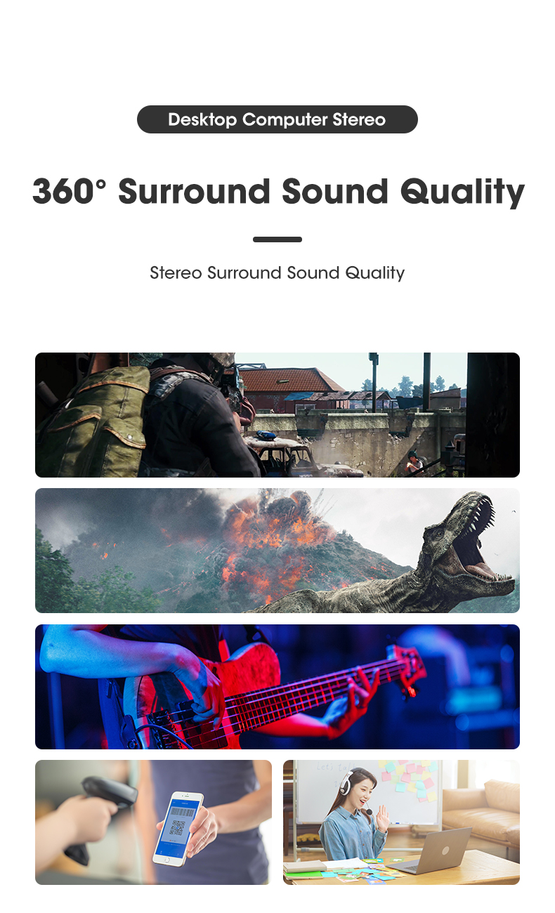 Barre de haut-parleur pour ordinateur