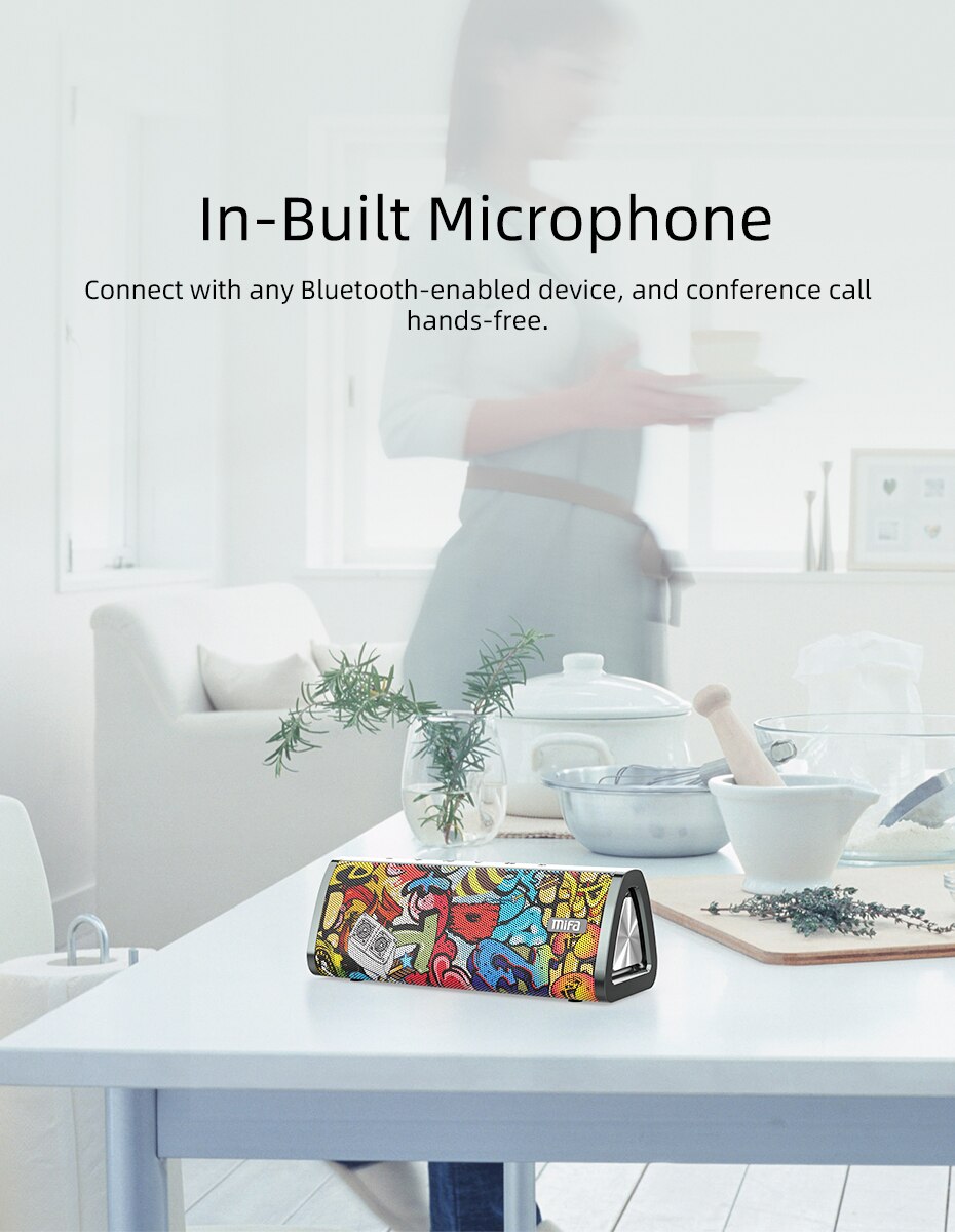 Mifa A10 – Enceinte Bluetooth 5.0, haut parleur portable, 360 degrés, son stéréo, 20 W, IPX7, étanche, sans fil, haut-parleur, 24 heures d'autonomie Mifa A10 – Enceinte Bluetooth 5.0, haut parleur portable, 360 degrés, son stéréo, 20 W, IPX7, étanche, sans fil, haut-parleur, 24 heures d'autonomie