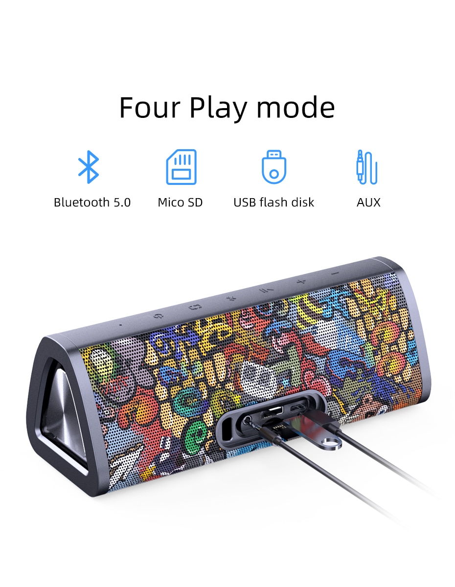 Mifa A10 – Enceinte Bluetooth 5.0, haut parleur portable, 360 degrés, son stéréo, 20 W, IPX7, étanche, sans fil, haut-parleur, 24 heures d'autonomie Mifa A10 – Enceinte Bluetooth 5.0, haut parleur portable, 360 degrés, son stéréo, 20 W, IPX7, étanche, sans fil, haut-parleur, 24 heures d'autonomie