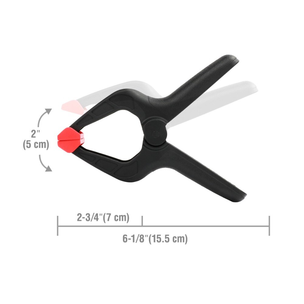 WORKPRO – jeu de pinces à ressort robustes, en plastique, pour le travail du bois, outils de bricolage, 20 pièces/lot WORKPRO – jeu de pinces à ressort robustes, en plastique, pour le travail du bois, outils de bricolage, 20 pièces/lot