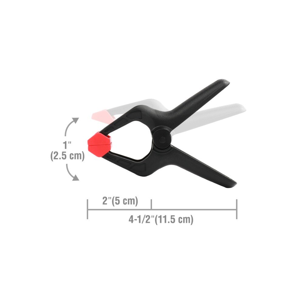 WORKPRO – jeu de pinces à ressort robustes, en plastique, pour le travail du bois, outils de bricolage, 20 pièces/lot WORKPRO – jeu de pinces à ressort robustes, en plastique, pour le travail du bois, outils de bricolage, 20 pièces/lot