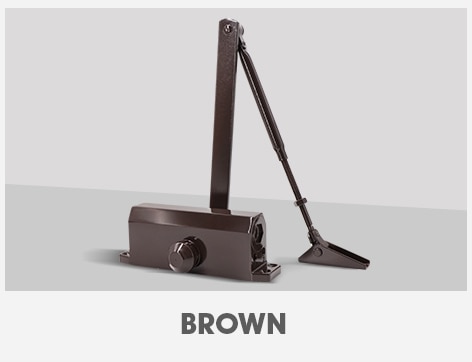 Fermeture de porte hydraulique en alliage d'aluminium, couleur noire, 40kg-65kg, fermeture automatique silencieuse, ignifuge, fermeture de porte hydraulique, vitesse réglable