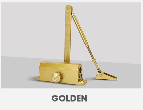 Fermeture de porte hydraulique en alliage d'aluminium, couleur noire, 40kg-65kg, fermeture automatique silencieuse, ignifuge, fermeture de porte hydraulique, vitesse réglable