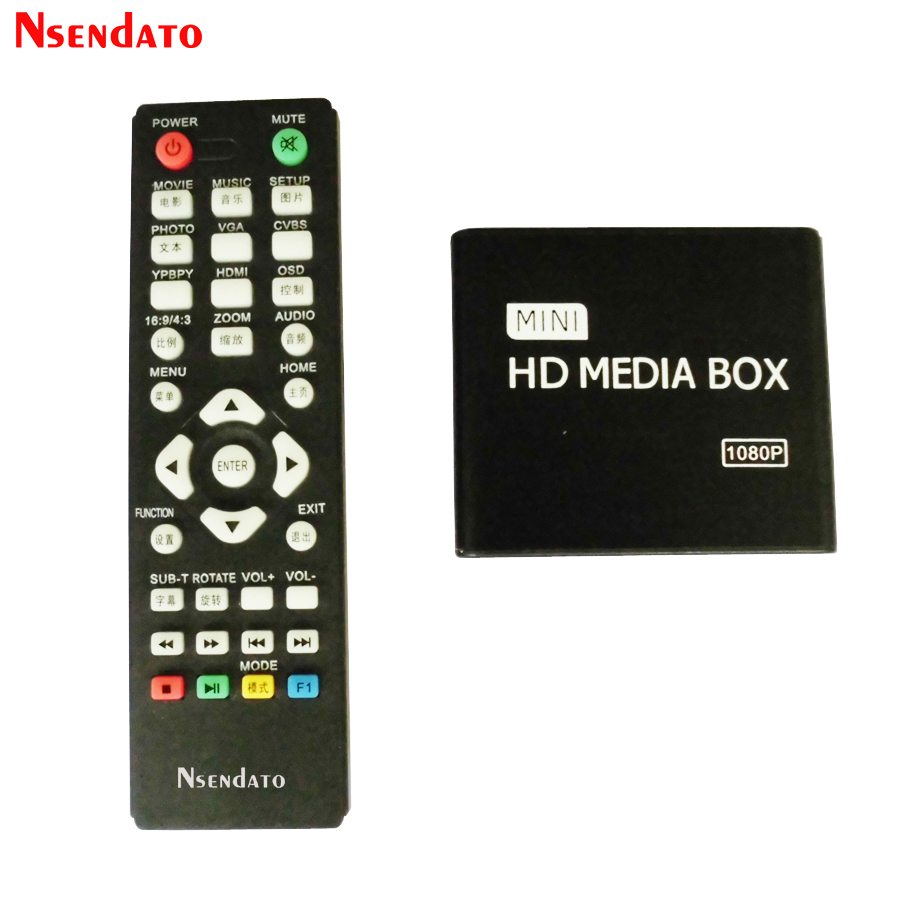 Mini lecteur multimédia vidéo Full HD 1080P Mini lecteur multimédia vidéo Full HD 1080P