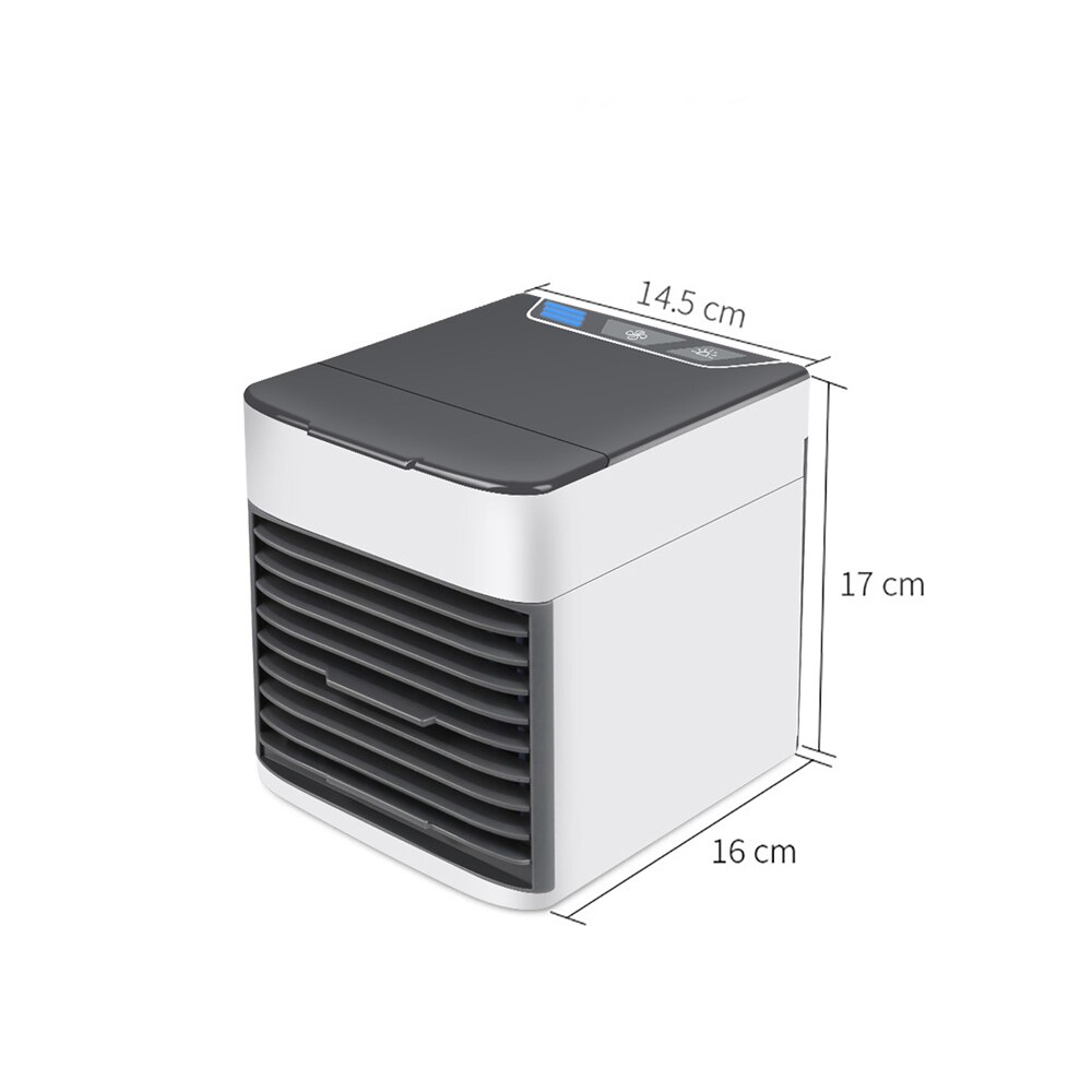Mini Portable D'air CoolerAir Climatiseur multifonction Humidificateur Purificateur 7 Couleurs LED D'air De Bureau USB Refroidissement Ventilateur À La Maison