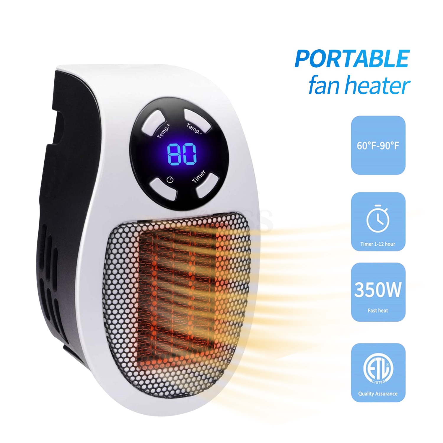 Chauffage électrique Portable 500W sûr silencieux en céramique ventilateur chauffage brancher dans l'air plus chaud mural Led chauffage 220V poêle radiateur chaud Chauffage électrique Portable 500W sûr silencieux en céramique ventilateur chauffage brancher dans l'air plus chaud mural Led chauffage 220V poêle radiateur chaud