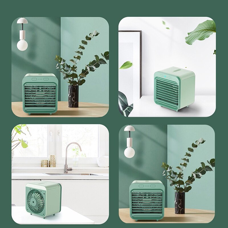 2021 nouveau Mini USB Portable refroidisseur d'air ventilateur climatiseur lumière bureau Air refroidissement ventilateur humidificateur purificateur pour bureau chambre 2021 nouveau Mini USB Portable refroidisseur d'air ventilateur climatiseur lumière bureau Air refroidissement ventilateur humidificateur purificateur pour bureau chambre