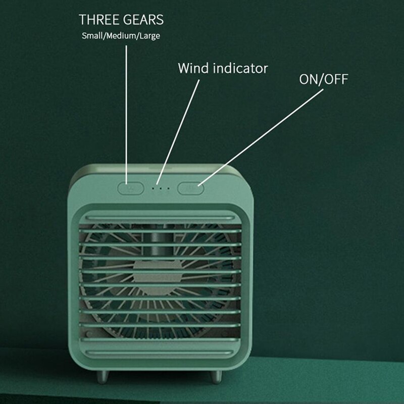 2021 nouveau Mini USB Portable refroidisseur d'air ventilateur climatiseur lumière bureau Air refroidissement ventilateur humidificateur purificateur pour bureau chambre 2021 nouveau Mini USB Portable refroidisseur d'air ventilateur climatiseur lumière bureau Air refroidissement ventilateur humidificateur purificateur pour bureau chambre