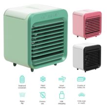 2021 nouveau Mini USB Portable refroidisseur d’air ventilateur climatiseur lumière bureau Air refroidissement ventilateur humidificateur purificateur pour bureau chambre