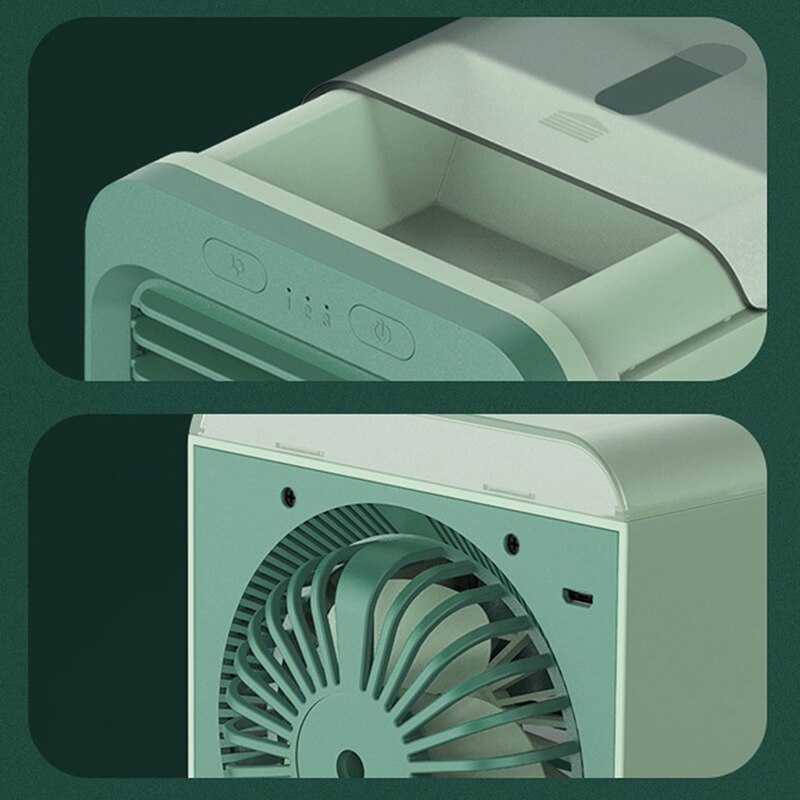2021 nouveau Mini USB Portable refroidisseur d'air ventilateur climatiseur lumière bureau Air refroidissement ventilateur humidificateur purificateur pour bureau chambre 2021 nouveau Mini USB Portable refroidisseur d'air ventilateur climatiseur lumière bureau Air refroidissement ventilateur humidificateur purificateur pour bureau chambre