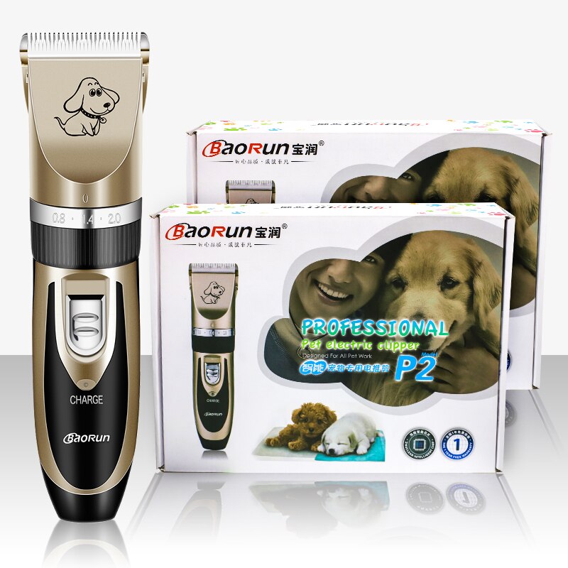 Tondeuse professionnelle Rechargeable pour chiens et chats, rasoir de toilettage à faible bruit, détacheur de poils d'animaux Tondeuse professionnelle Rechargeable pour chiens et chats, rasoir de toilettage à faible bruit, détacheur de poils d'animaux