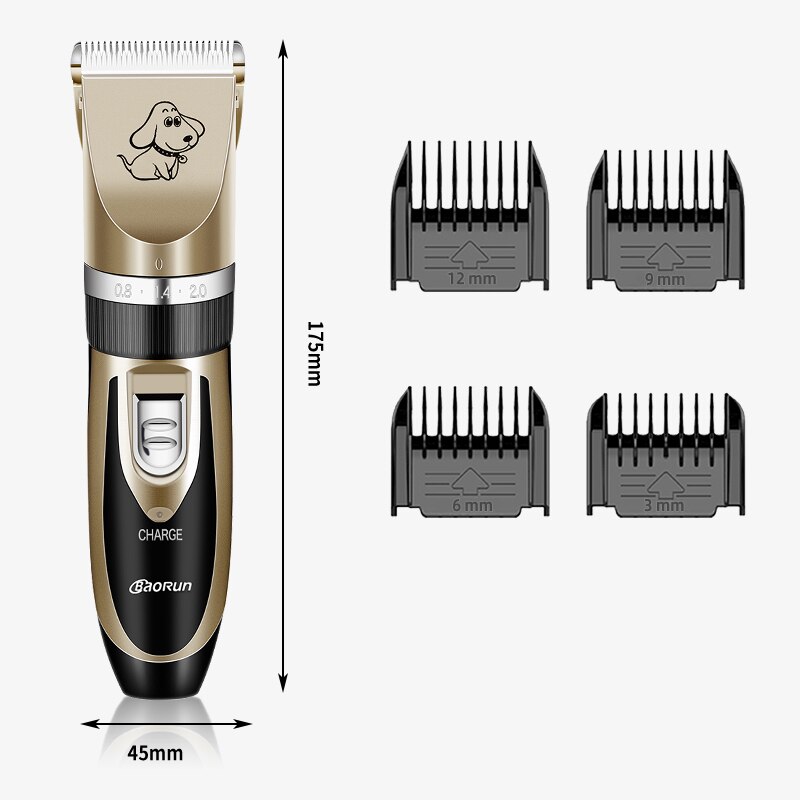 Tondeuse professionnelle Rechargeable pour chiens et chats, rasoir de toilettage à faible bruit, détacheur de poils d'animaux Tondeuse professionnelle Rechargeable pour chiens et chats, rasoir de toilettage à faible bruit, détacheur de poils d'animaux