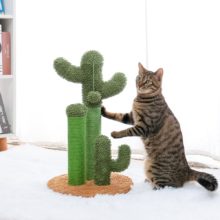 Arbre à chat en forme de Cactus, jouets pour animaux de compagnie, avec poteaux à gratter, pour chats, chaton, escalade, jouet de protection, livraison rapide