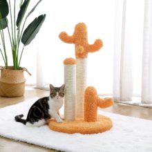 Arbre à chat en forme de Cactus, jouets pour animaux de compagnie, avec poteaux à gratter, pour chats, chaton, escalade, jouet de protection, livraison rapide