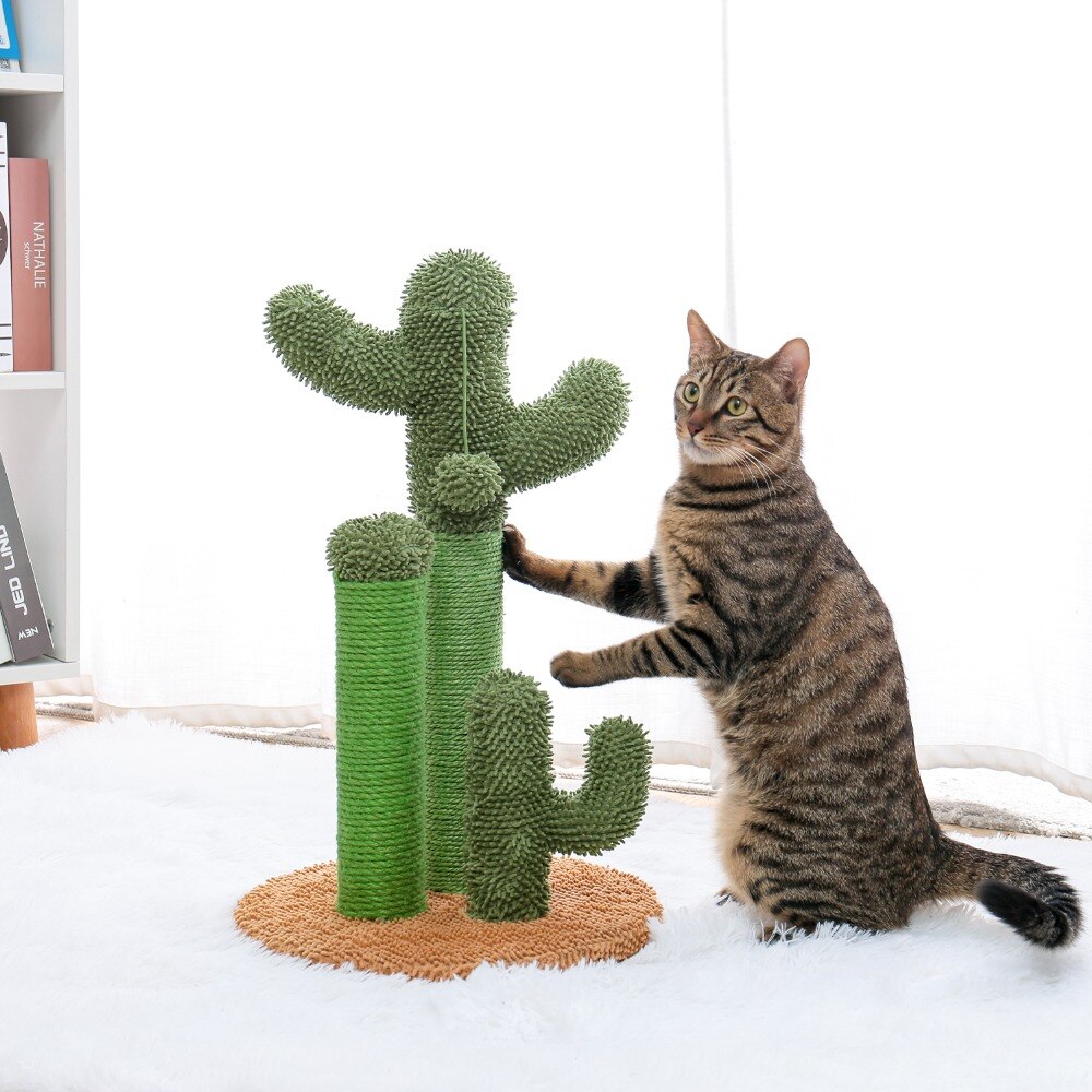 Arbre à chat en forme de Cactus, jouets pour animaux de compagnie, avec poteaux à gratter, pour chats, chaton, escalade, jouet de protection, livraison rapide Arbre à chat en forme de Cactus, jouets pour animaux de compagnie, avec poteaux à gratter, pour chats, chaton, escalade, jouet de protection, livraison rapide