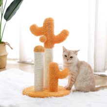 Arbre à chat en forme de Cactus, jouets pour animaux de compagnie, avec poteaux à gratter, pour chats, chaton, escalade, jouet de protection, livraison rapide
