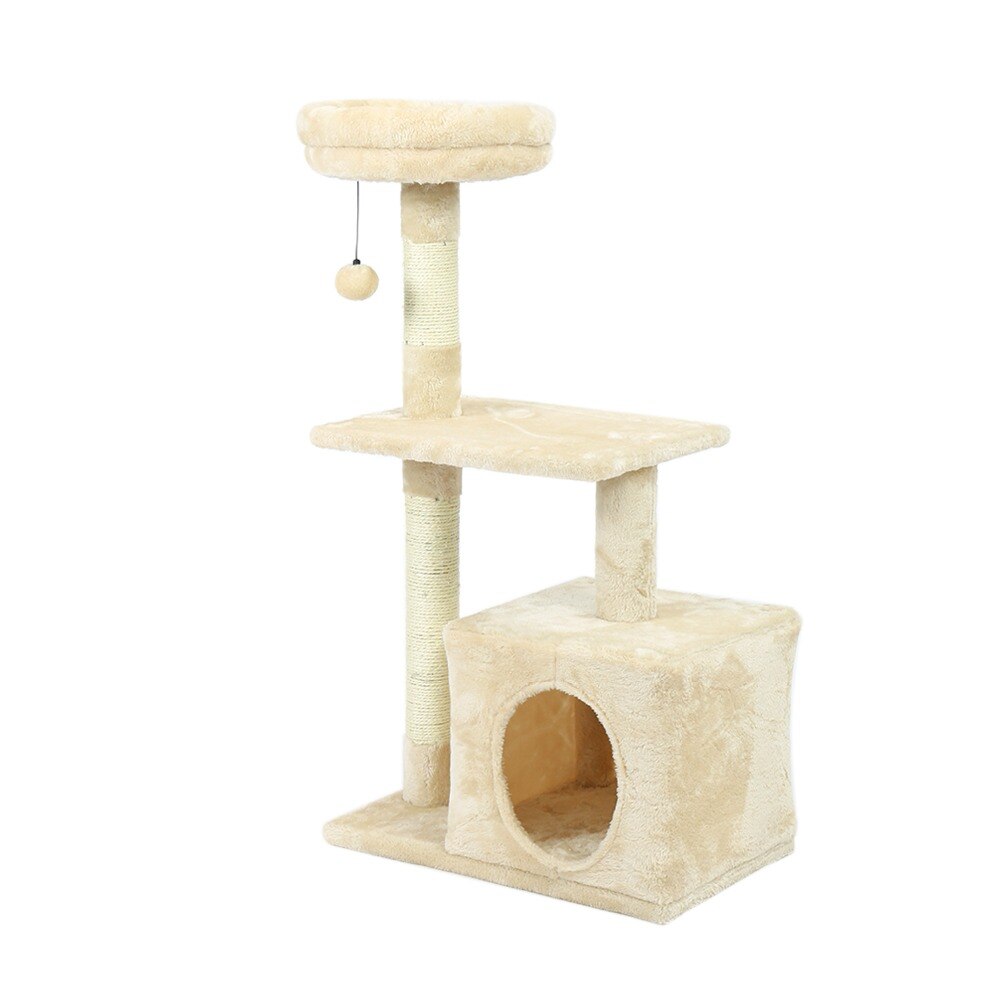 Tour condo arbre à chat de plusieurs niveaux, grattoir, maison pour animaux domestiques avec hamacs, meuble à escalader, jeux Tour condo arbre à chat de plusieurs niveaux, grattoir, maison pour animaux domestiques avec hamacs, meuble à escalader, jeux